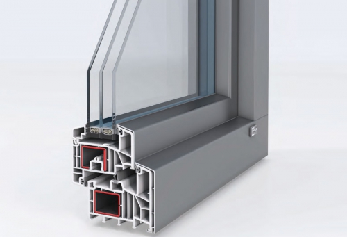 Kunststofffenster IsoStar mit außenliegender Aluminiumschale