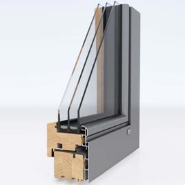 Holz-Aluminium-Fenster Unilux LivingLine