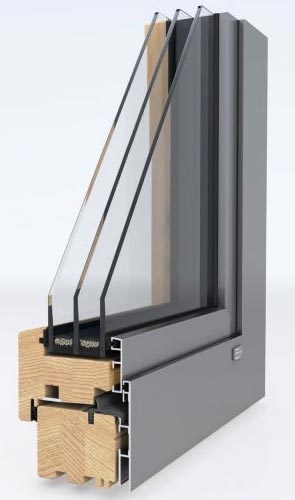 Holz-Alu-Fenster ModernLine